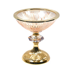 BOWL W-STAND IR U21490H/G Default Title - MamasJan Décor