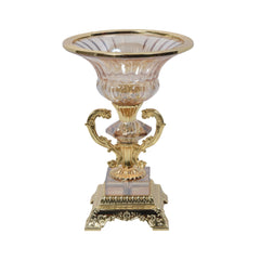 BOWL W-STAND IR U21507H/G Default Title - MamasJan Décor