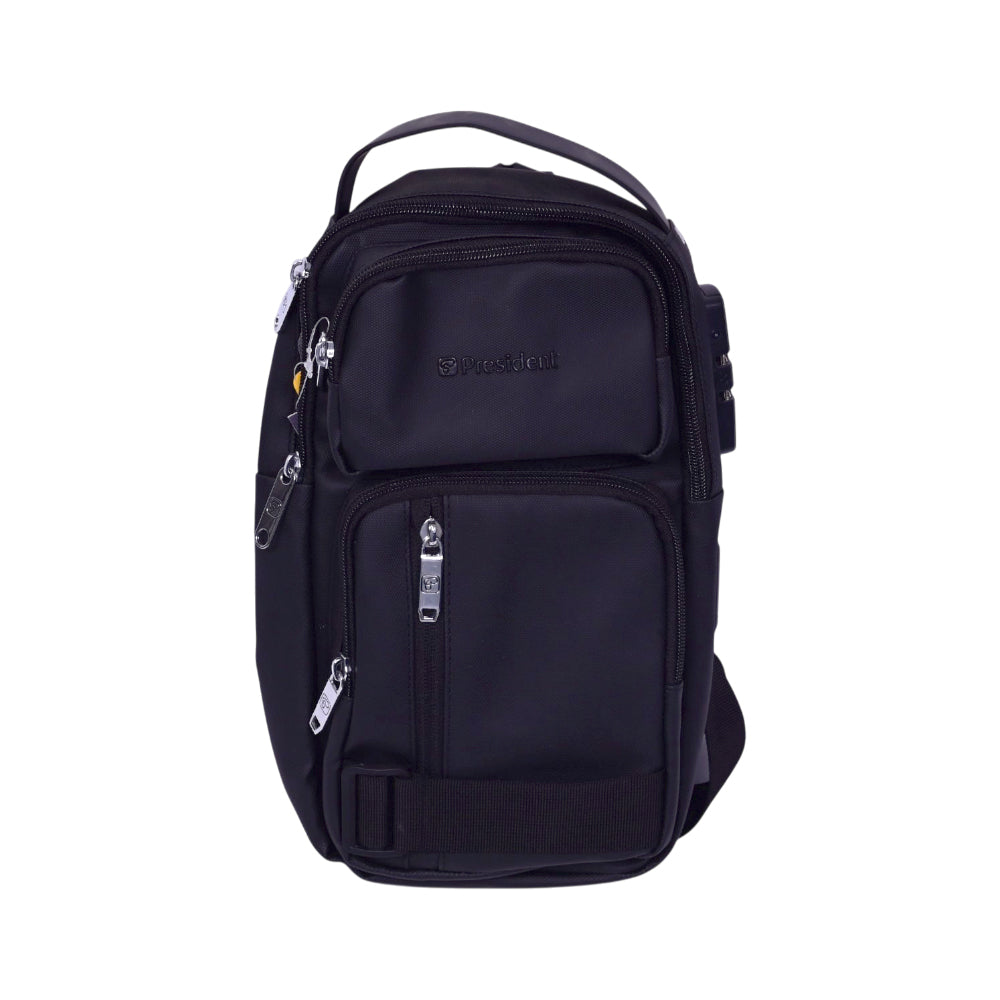 PRESIDENT CROSS BODY BAG 12.5 INCH SBP9059-12.5 Default Title - MamasJan Luggage