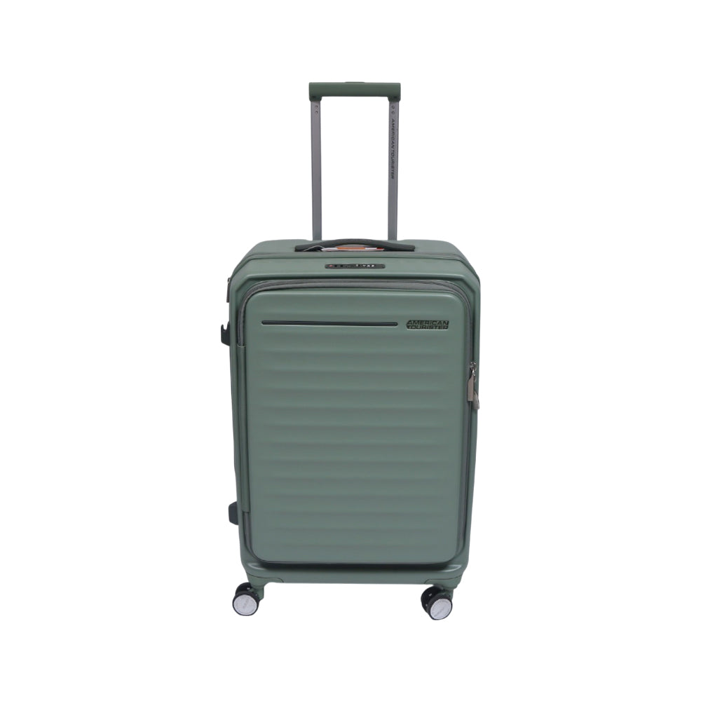 AMERICAN TOURISTER TROLLY CASE 24 INCH FOREST FRONTEC Default Title - MamasJan Luggage