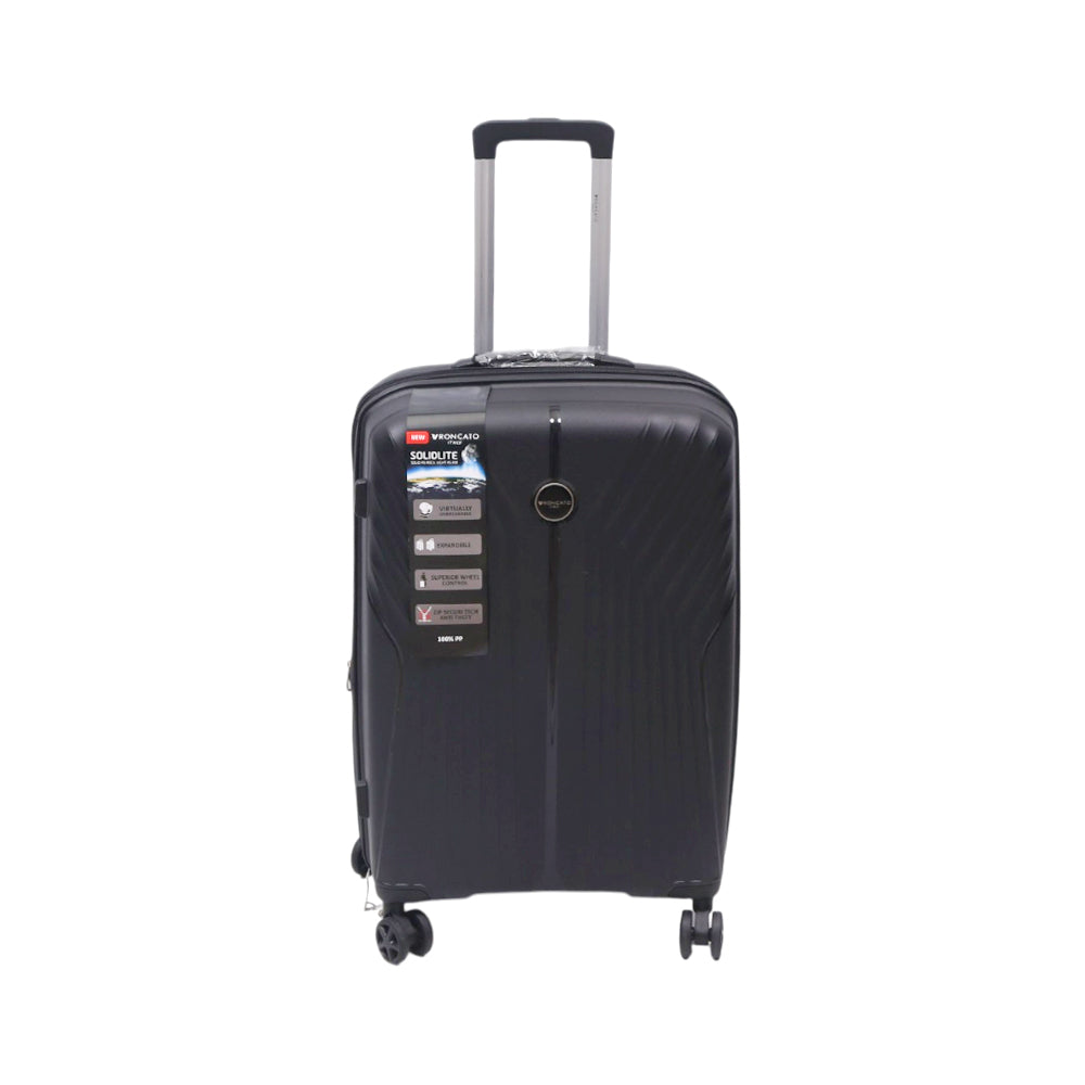 RONCATO TROLLY CASE 24 INCH BLACK EDGE PRO Default Title - MamasJan Luggage
