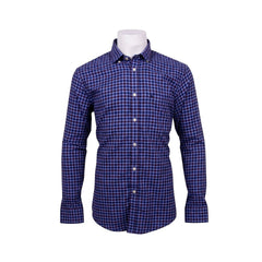IZOD MEN L/S DRESS SHIRT 1797593 BLU M (IR) XL - MamasJan mens wear