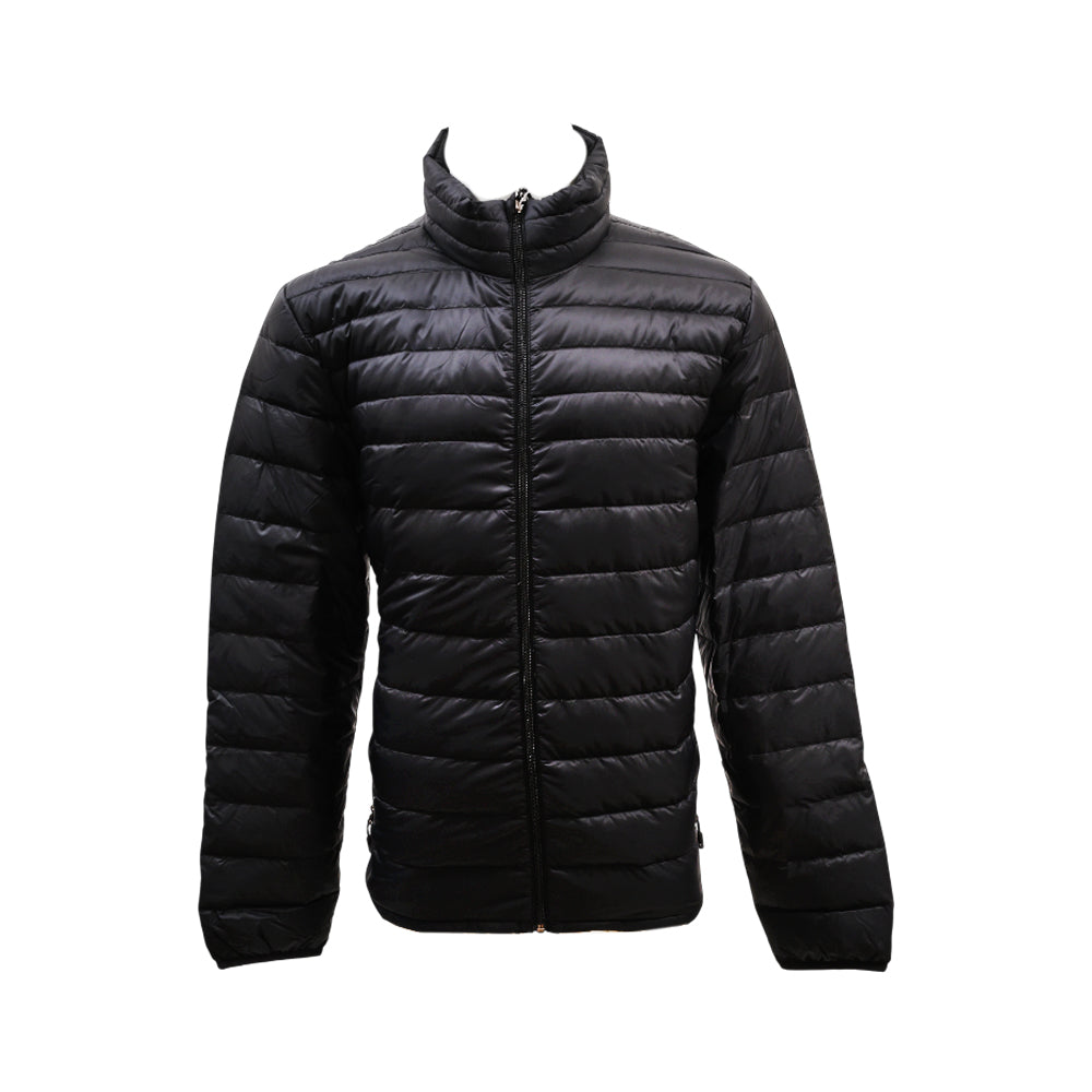 HEAT 32 MEN L/S PUFFER JACKET T4FM6055DRT BLK M IRW XXL - MamasJan mens wear