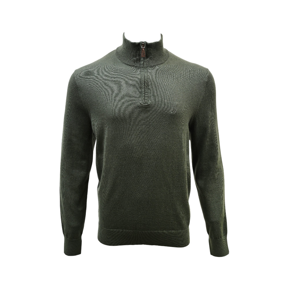 NAUTICA MEN L/S H-ZIPPER SWEATER SR5701 GRNS L (IRW) XL - MamasJan mens wear
