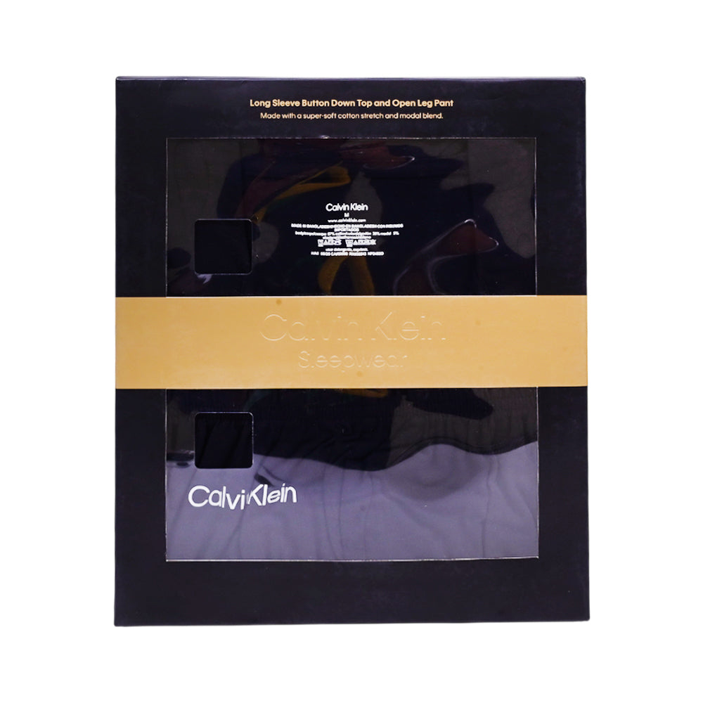 CK MEN NIGHT SUIT NP24920 BLK XL (IR) M - MamasJan mens wear