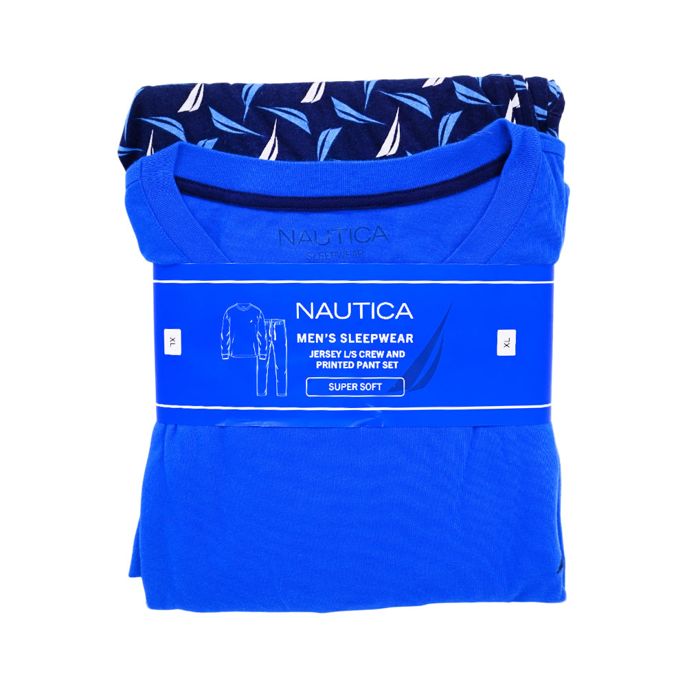 NAUTICA MEN NIGHT SUIT FKJ 501 BLU L (IR) M - MamasJan mens wear
