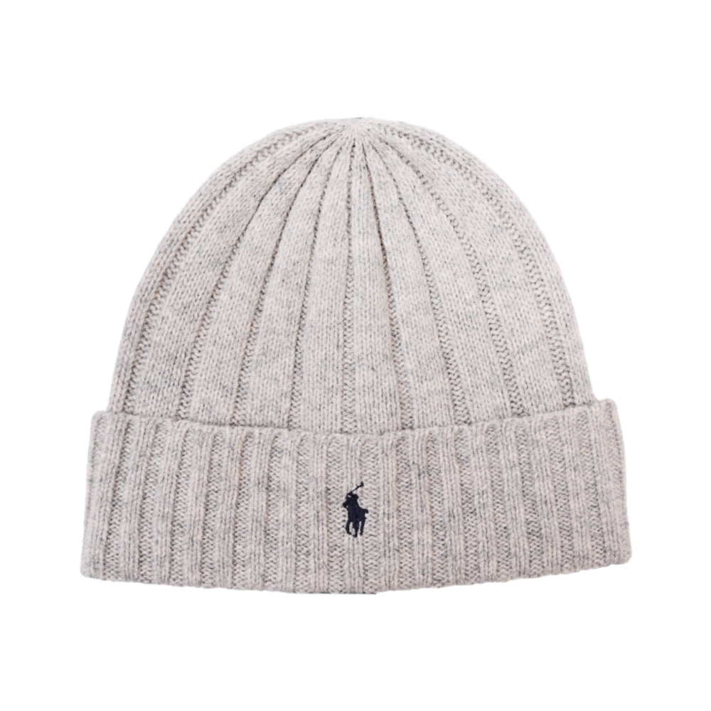 RL BEANIE PP0054 L GRY (IRW) Default Title - MamasJan mens wear