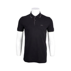 HB MEN S/S POLO SHIRT 50268712 BLK S (IRS) M - MamasJan mens wear