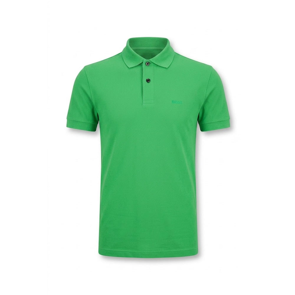 HB MEN S/S POLO SHIRT 50501942 GRN S (IRS) Default Title - MamasJan mens wear