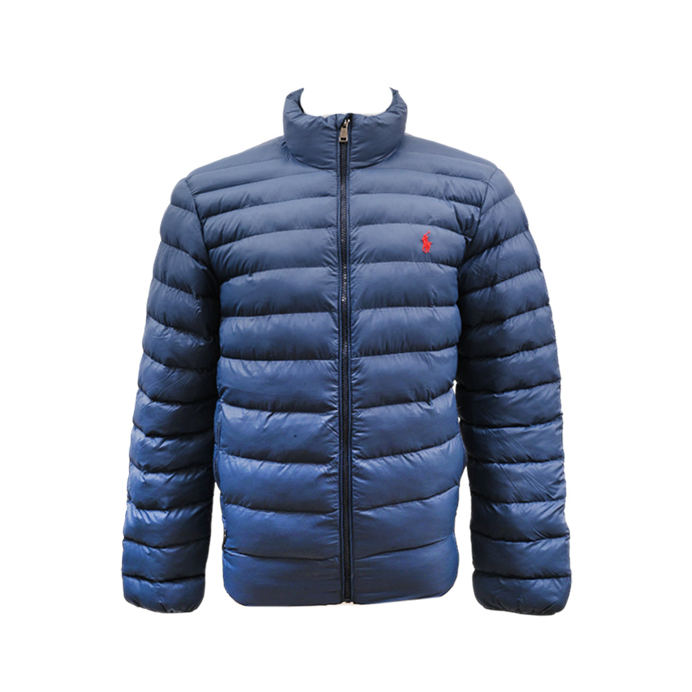 RL MEN L/S PUFFER JACKET 100001 BLU L (IRW) XL - MamasJan mens wear