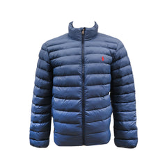 RL MEN L/S PUFFER JACKET 100001 BLU L (IRW) XL - MamasJan mens wear