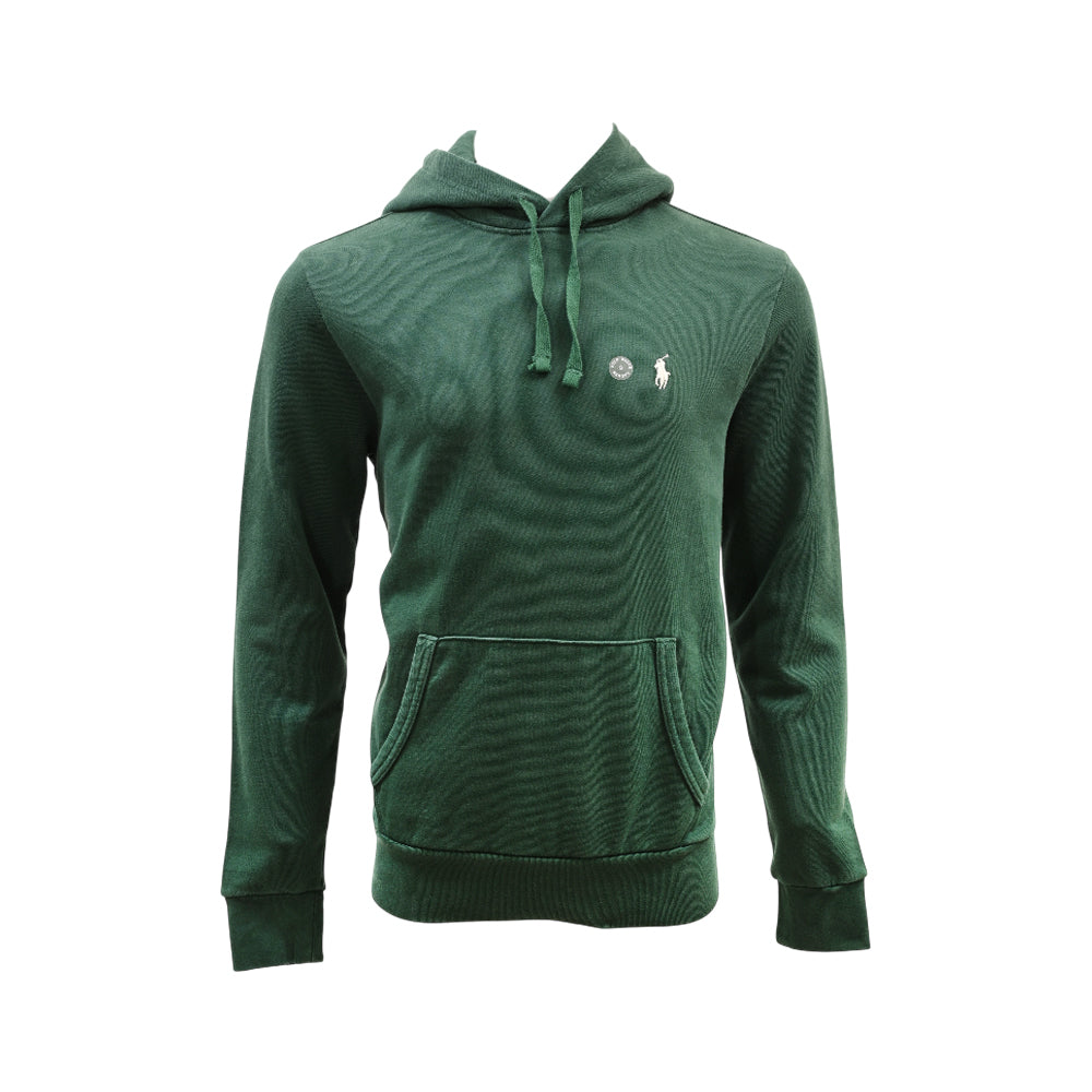 RL MEN L/S TERRY HOODIE 690035 GRNS L (IRW) XL - MamasJan mens wear