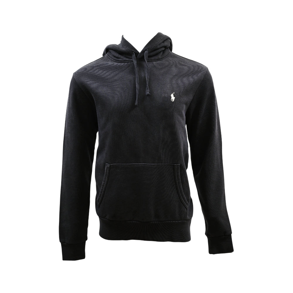 RL MEN L/S TERRY HOODIES 690025 BLK L (IRW) XL - MamasJan mens wear