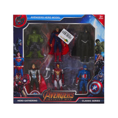 ZS222-49 AVENGERS HERO FIGURE 6PC SET IR Default Title - MamasJan Toys