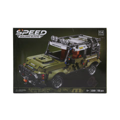3309 SPEED JEEP BUILDING BLOCKS 768PC IR Default Title - MamasJan Toys