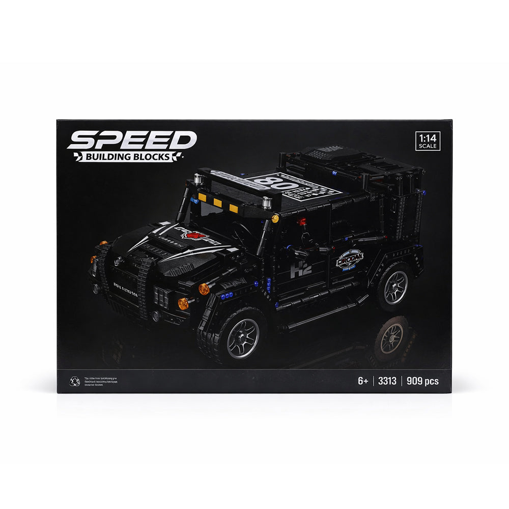 3313 SPEED JEEP BUILDING BLOCKS 909PC IR Default Title - MamasJan Toys