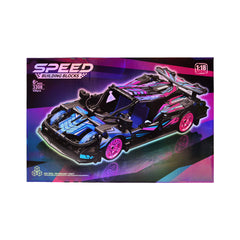 3308 SPEED CAR BUILDING BLOCKS 426PC IR Default Title - MamasJan Toys