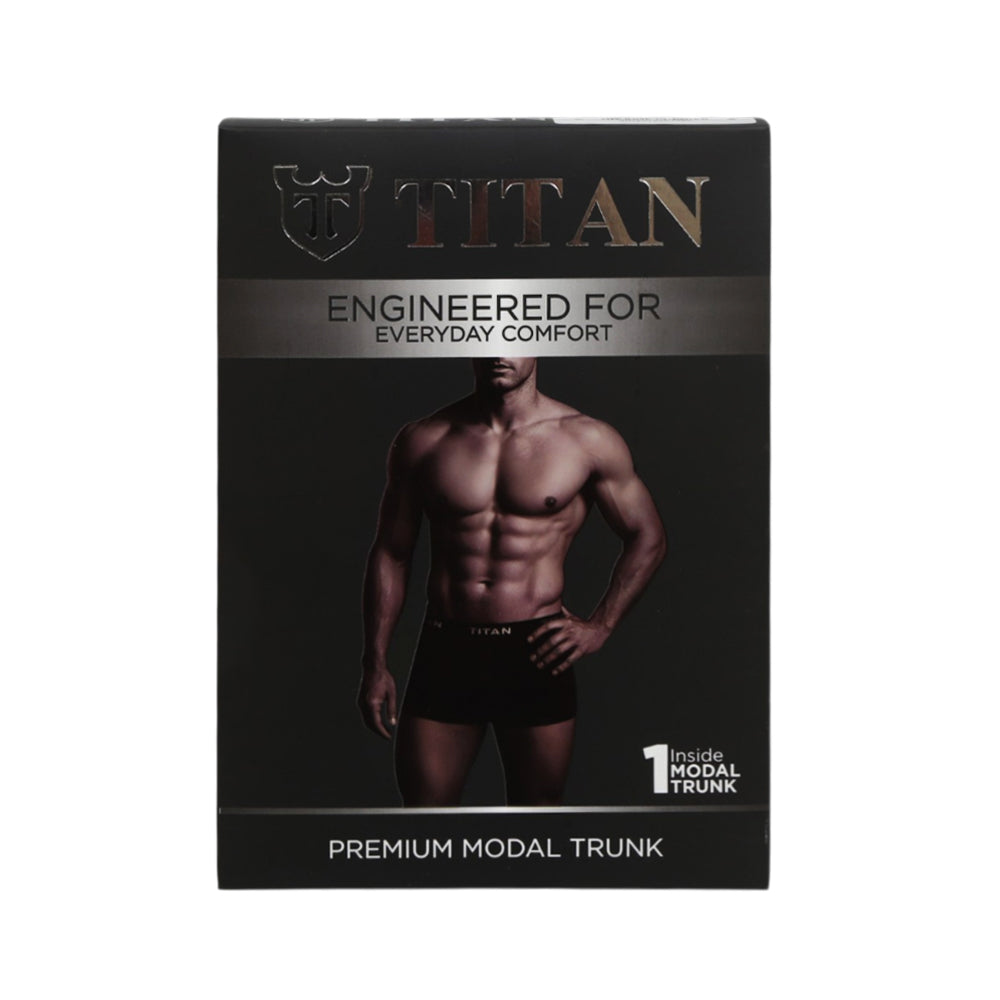 TITAN MODAL TRUNK 3D BLACK TJ6-81 MED P1 Default Title - MamasJan mens wear