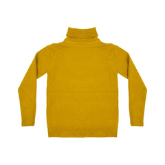BOYS L/S HIGH NECK SWEATER MUSTARD IR-25 8-9 YEAR 2101-22 Default Title - MamasJan KidsWear