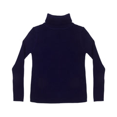 BOYS L/S HIGH NECK SWEATER NAVY IR-25 6-7 YEAR 2100-37 Default Title - MamasJan KidsWear