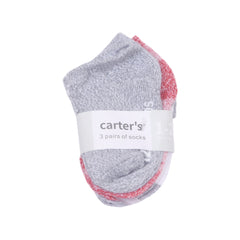 BABY SOCKS 3 PAIR PACK CARTERS IR-25 6-12M NO.2 (Multi Colors) Default Title - MamasJan KidsWear