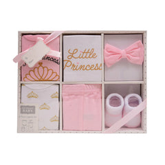 BABY 6PC GIFT SET BOX PEACH IR-25 0-6M 27321 Default Title - MamasJan KidsWear