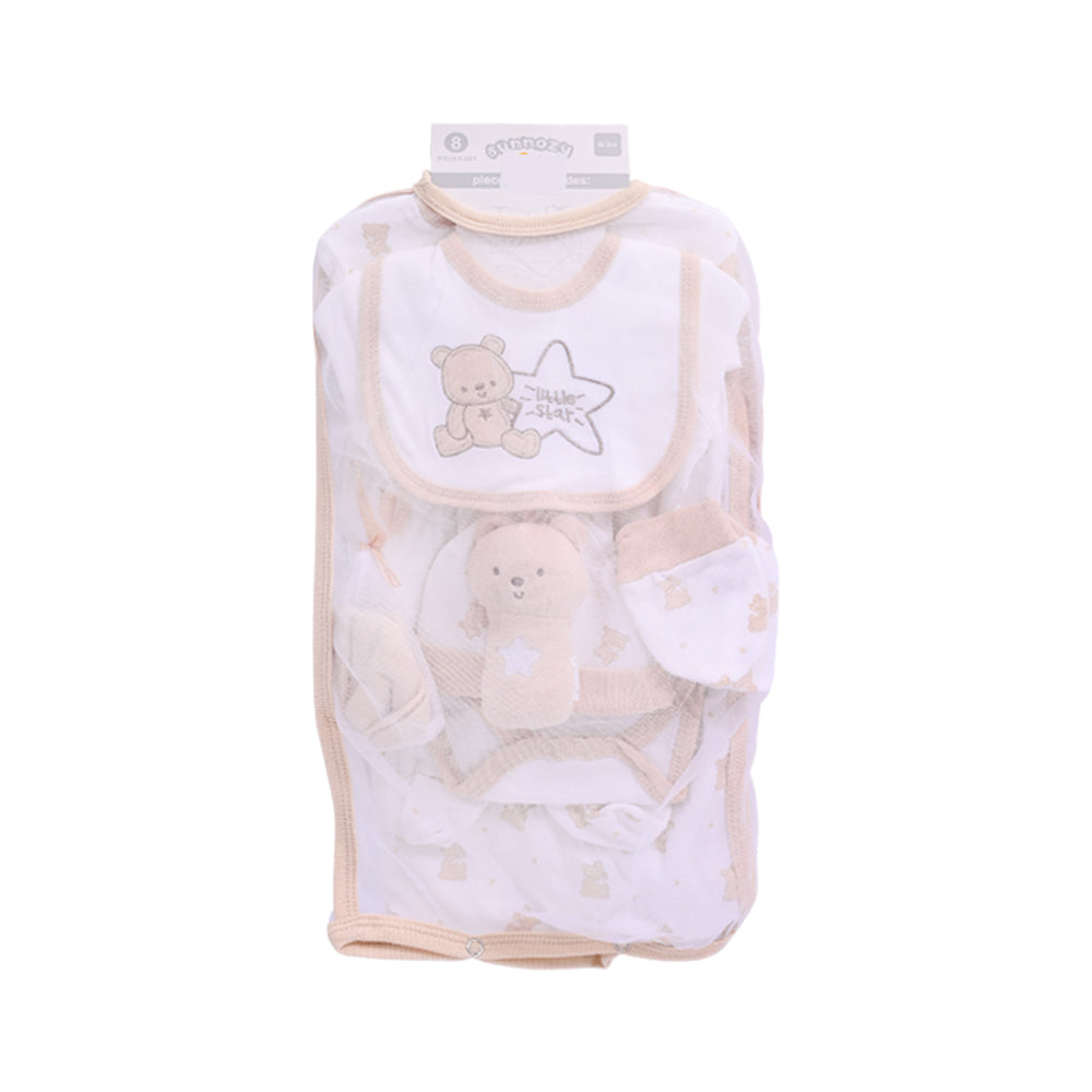 BABY 8PC GIFT SET HANGER SKIN IR-25 0-3M S-9310 Default Title - MamasJan KidsWear