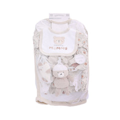 BABY 8PC GIFT SET HANGER CREAM IR-25 0-3M S-9311 Default Title - MamasJan KidsWear