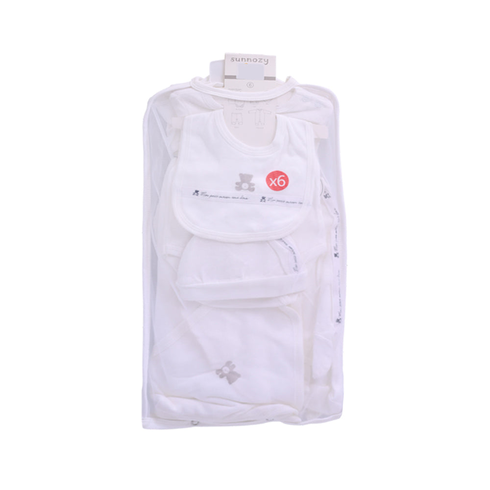 BABY 8PC GIFT SET HANGER WHITE IR-25 0-3M 6-1BB Default Title - MamasJan KidsWear