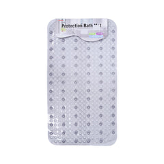 BATH TUB MAT TRANSPARENT WHITE IR A-6 Default Title - MamasJan Household