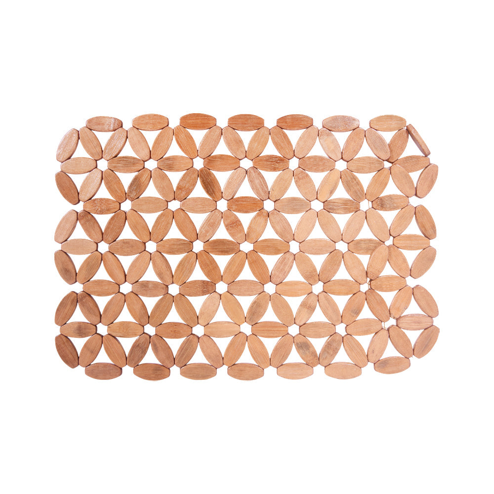 TABLE MAT WOODEN 45X30 IR JY-9/C184-2045 Default Title - MamasJan Household