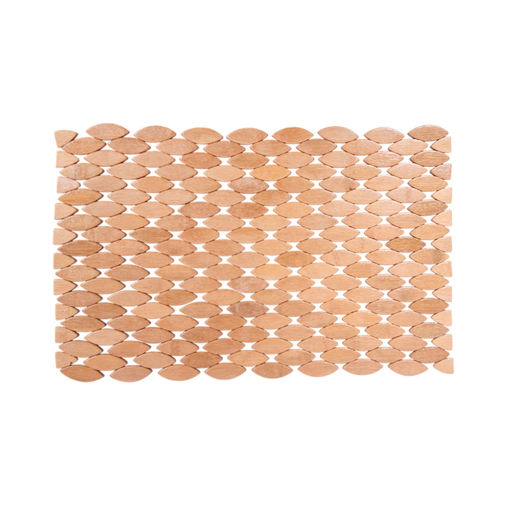 TABLE MAT WOODEN 45X30 IR JY-10/5020-180 Default Title - MamasJan Household