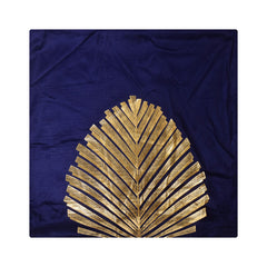 CUSHION COVER FOIL PRINT NAVY IC 25-26 Default Title - MamasJan Household