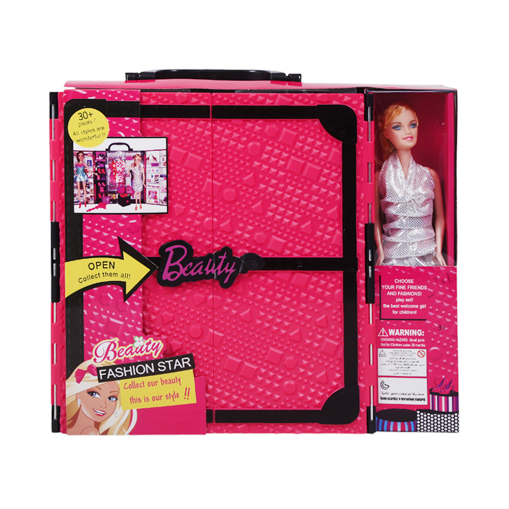 B98-44 BEAUTY DOLL W-CABNET 11.5INCH A.I Default Title - MamasJan Toys