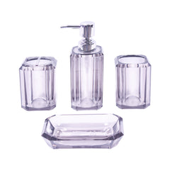 BATHROOM SET 4PCS F4082 Default Title - MamasJan Décor