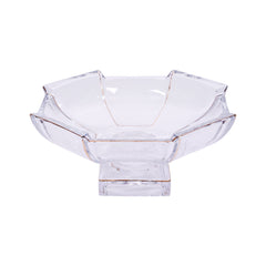 BOWL CRYSTAL GOLDEN 0640-18 Default Title - MamasJan Decoration