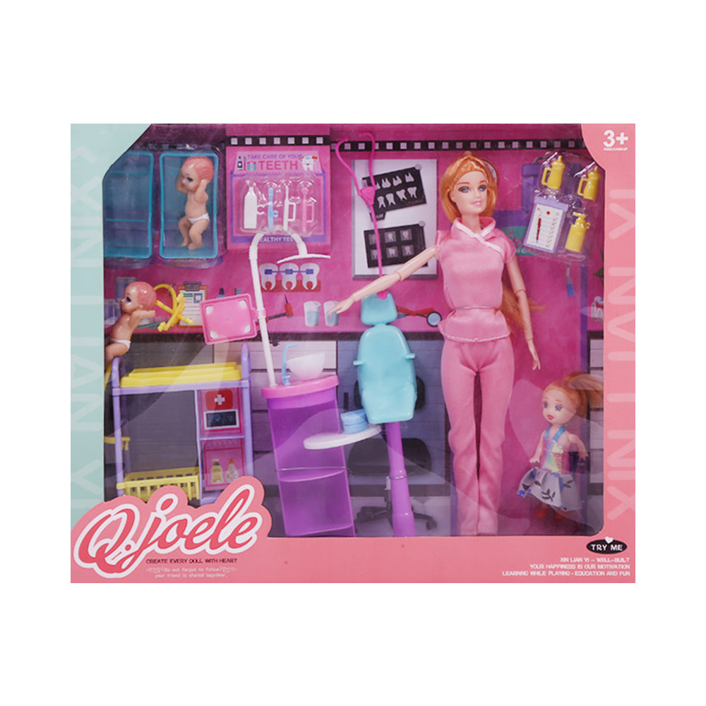 5749D-1 NURSE DOLL 11.5INCH A.I Default Title - MamasJan Toys