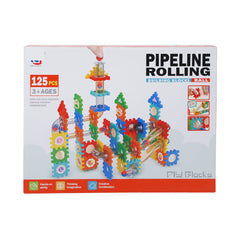 E040 PIPELINE ROLLING BLOCKS 125PCS A.I Default Title - MamasJan Toys
