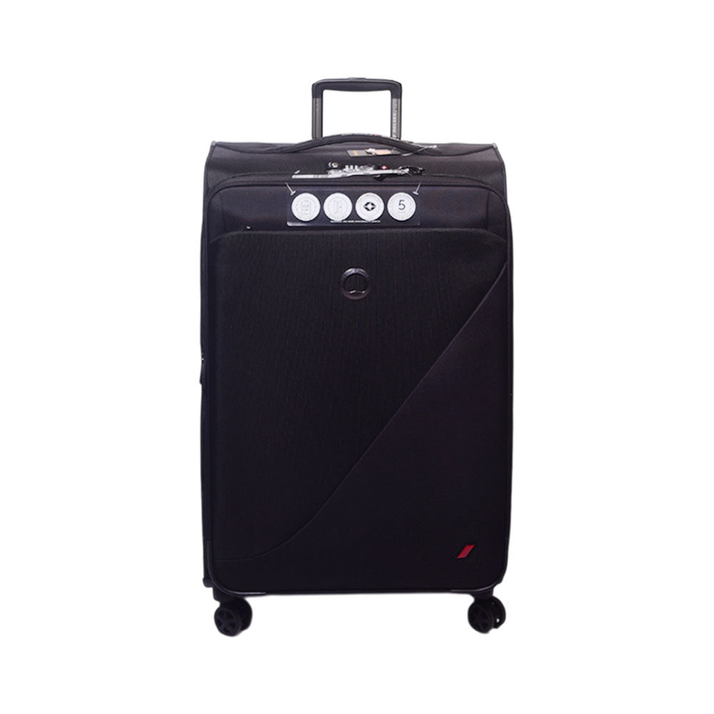 DELSEY TROLLEY CASE DESTINATION BLACK 28INCH Default Title - MamasJan Luggage