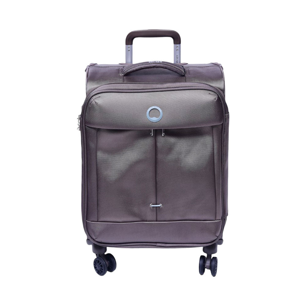 DELSEY TROLLEY CASE FLIGHT LIGHT CHESTNUT 20INCH Default Title - MamasJan Luggage