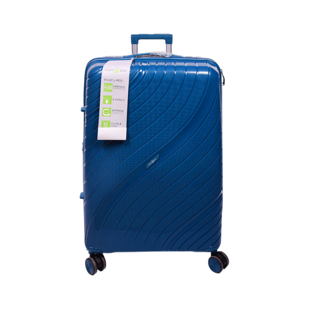 PORT GEAR TROLLEY CASE 28INCH NAVY PP05 Default Title - MamasJan Luggage