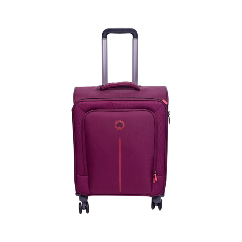 DELSEY TROLLEY CASE 20INCH PURPLE CARACUS Default Title - MamasJan Luggage