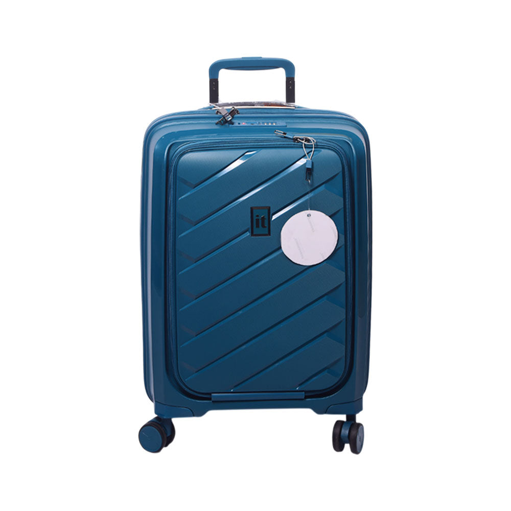 IT INFLUENTIAL TROLLEY CASE 20INCH EURO BLUE Default Title - MamasJan Luggage