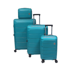 PIERRE CARDIN TROLLEY CASE 4PC SET PC86391-4T Default Title - MamasJan Luggage