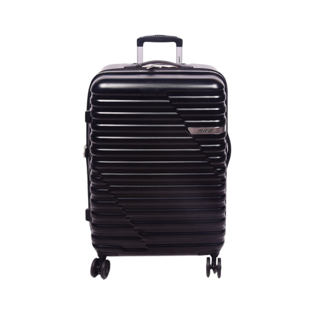 AMERICAN TOURISTER TROLLEY CASE SKY BRIDGE PLUS BLACK 24INCH Default Title - MamasJan Luggage