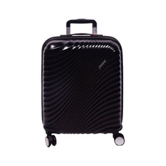 AMERICAN TOURISTER TROLLEY CASE JETGLAM PLUS BLACK 20INCH Default Title - MamasJan Luggage