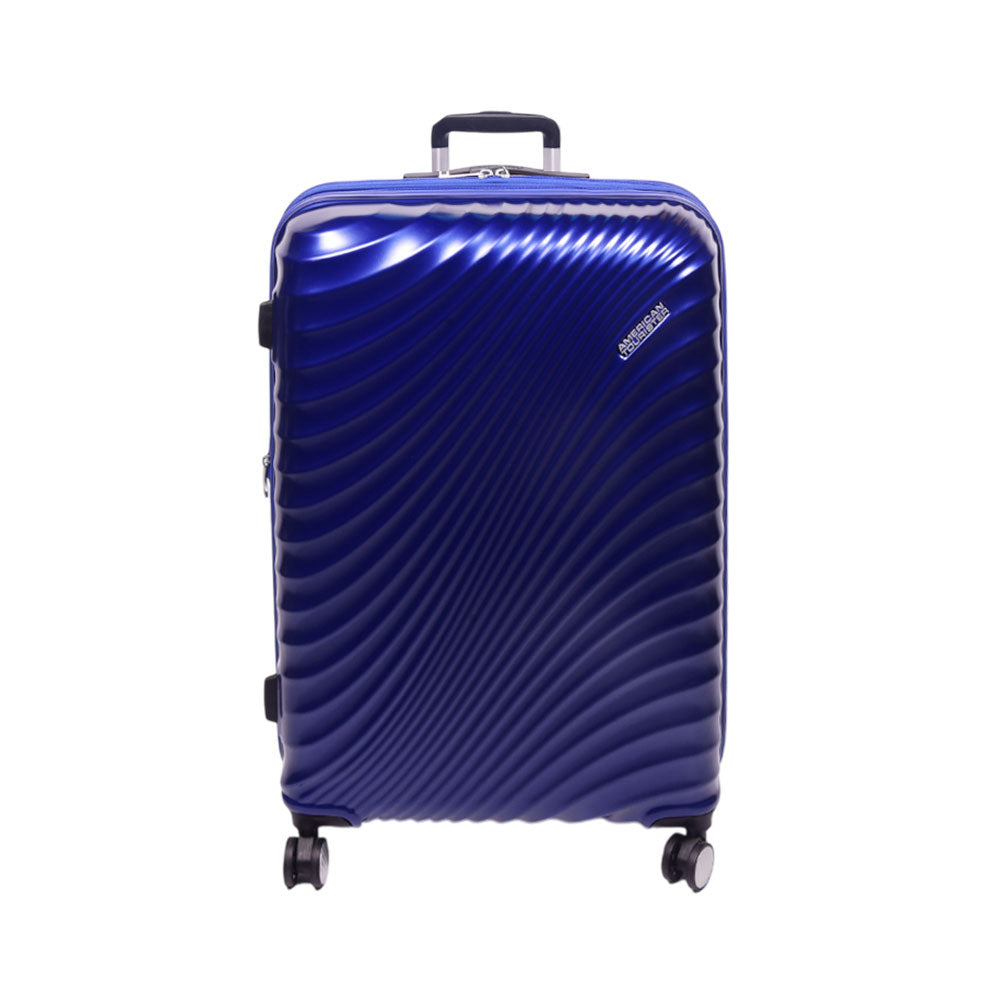 AMERICAN TOURISTER TROLLEY CASE JETGLAM PLUS NAVY 28INCH Default Title - MamasJan Luggage