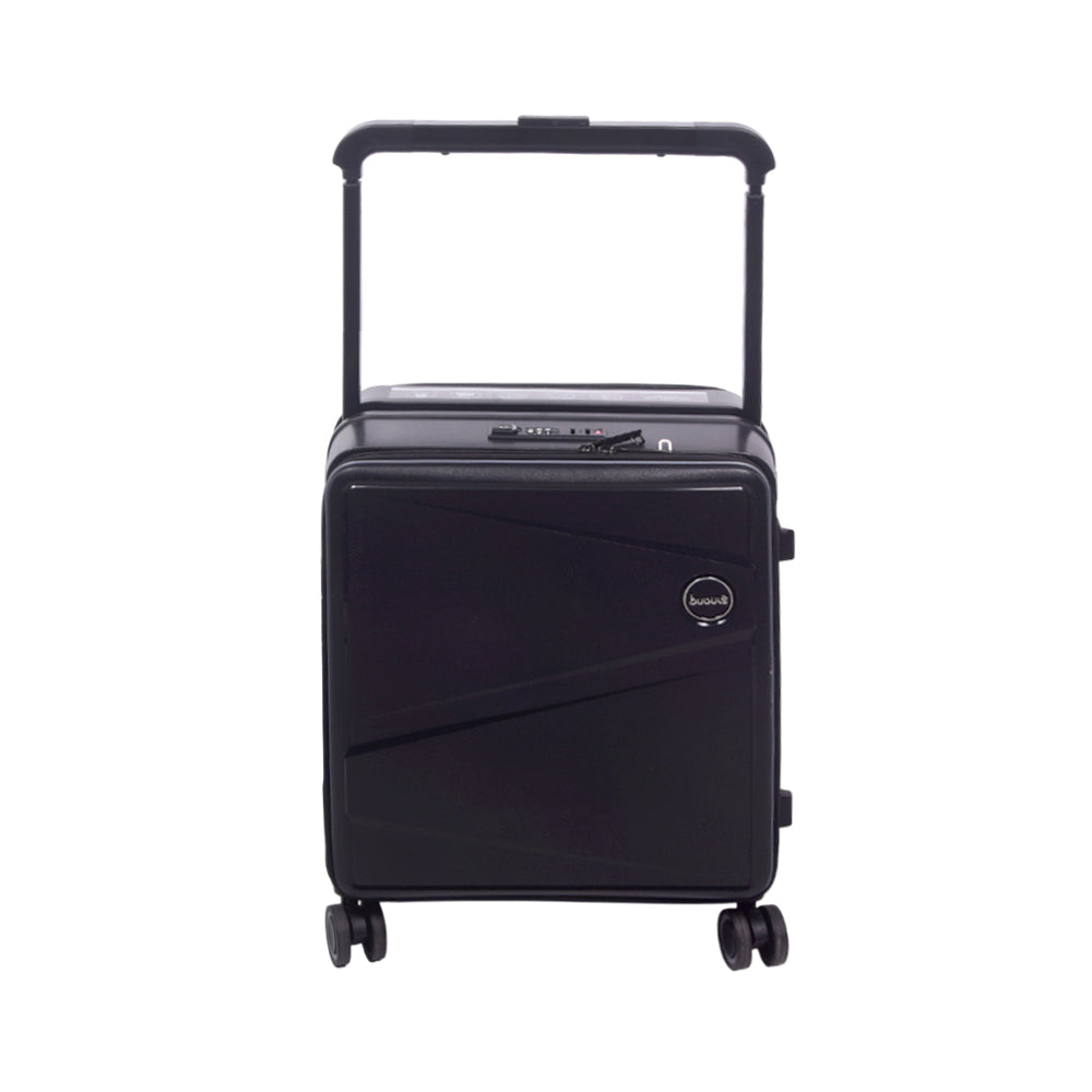 BUBBLE TROLLEY CASE 18INCH BLACK Default Title - MamasJan Luggage