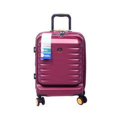 GOBY LONDON TROLLEY CASE TITAN 20INCH PURPLISH RED Default Title - MamasJan Luggage
