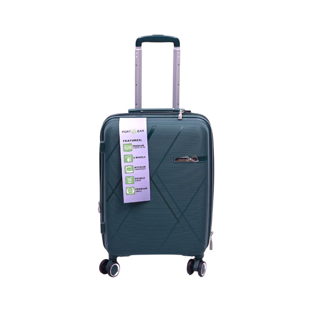 PORT GEAR TROLLEY CASE X LITE 20INCH GREEN Default Title - MamasJan Luggage